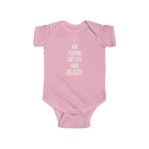 I Am Young Gifted And Black babies Bodysuit