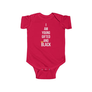 I Am Young Gifted And Black babies Bodysuit